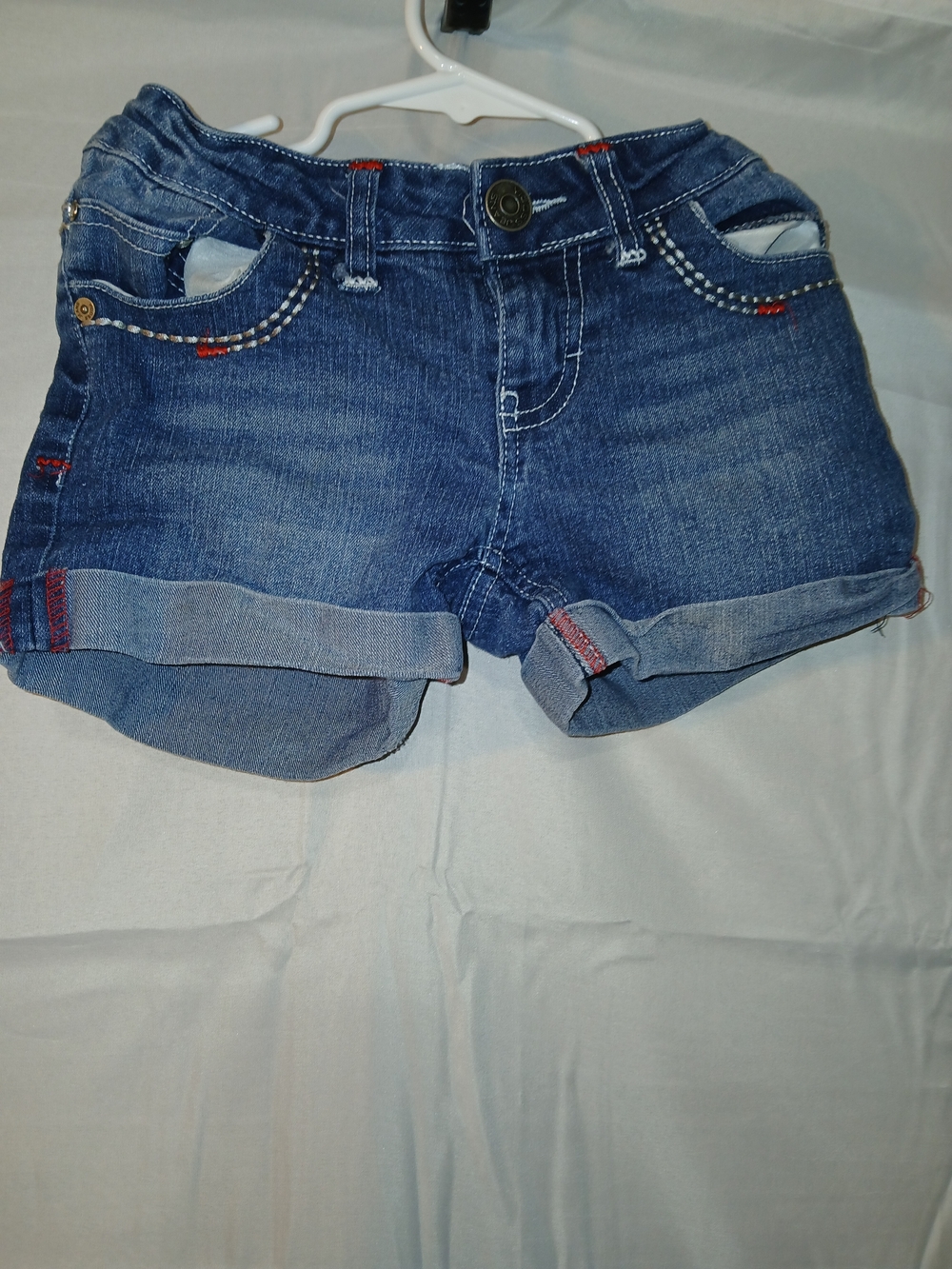 Vigoss Blue Denim Roll-Cuff Kids Shorts